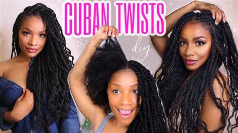 How To ︎ Easy Cuban Twists 2020 Detailed No Braids Invisible