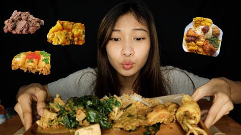 Mukbang Ter Enak Nasi Padang Lauk Lengkap Rendang Kikil Gulai Cumi