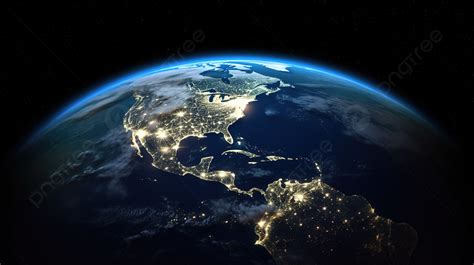 Detailed Image Of The Earth At Night Background Real Earth Pictures