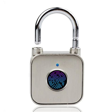 Fingerprint lock usb rechargeable waterproof smart thumbprint padlock ...