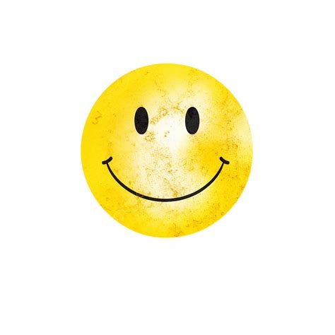 World Smile Day Yellow Smiley Face Cute Cartoon Expression Day Png