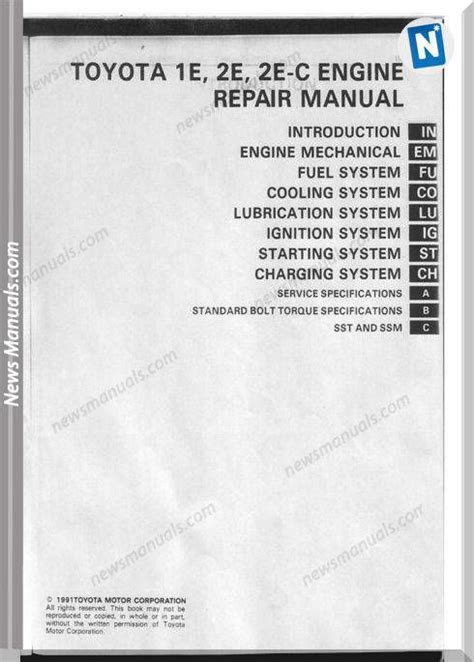 Toyota E Engine Repair Manual Pdf