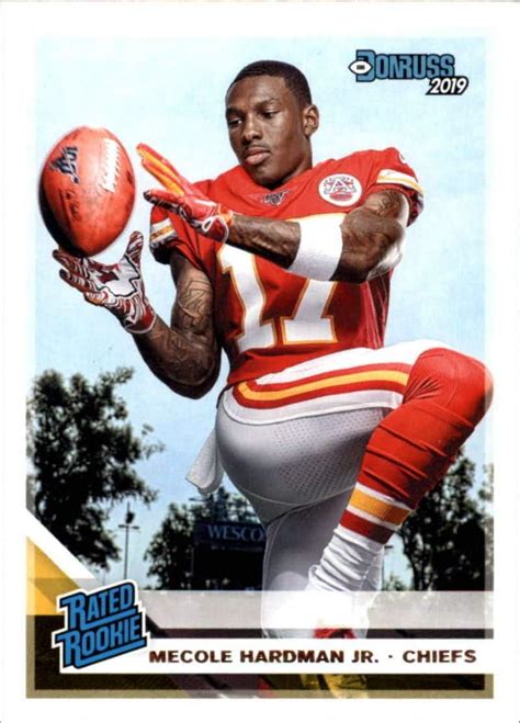 Amazon Donruss Football Mecole Hardman Jr Rc Rookie