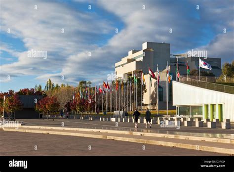 High Court of Australia building and Commonwealth Place. Canberra ...