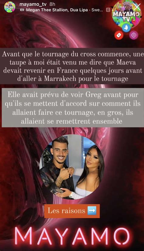 Maeva Ghennam son couple avec Greg Yega mis en scène pour le tournage