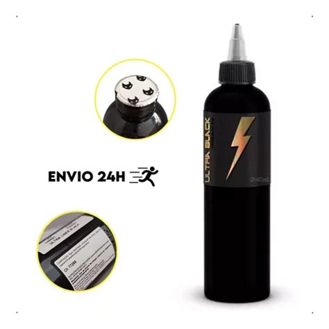 Tinta Preta Easy Glow Ultra Black Ml Tattoo Tatuagem Frete Gr Tis