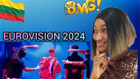 Silvester Belt Luktelk REACTION Lithuania Eurovision 2024 YouTube