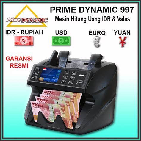 Jual Prime Dynamic Mesin Hitung Uang Rupiah Valas Official