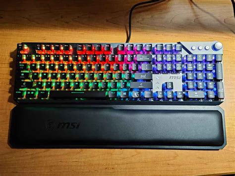 MSI VIGOR GK71 SONIC Mechanical Gaming Keyboard Has The Worlds