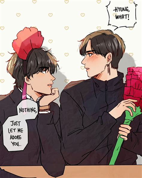 Muffin⁷ on Twitter Taekook Fan art Vkook fanart