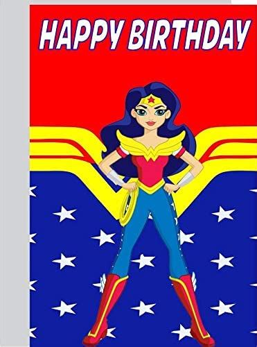 Wonder Woman Birthday Greeting Description Birthday Card Wonder