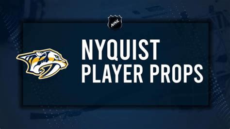 Gustav Nyquist Player Prop Bets For The Predators Vs Wild Game