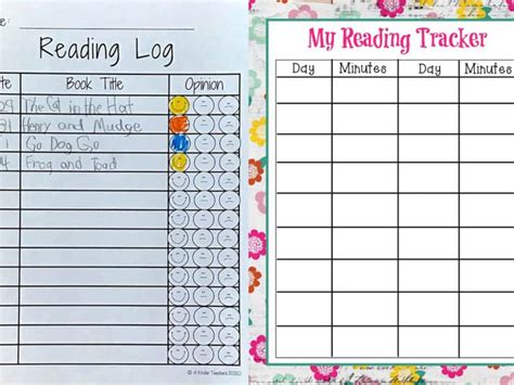 25 Creative Reading Log Ideas For Kids Teaching Expertise