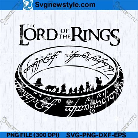 The Lord Of The Rings SVG LOTR SVG Files For Cricut