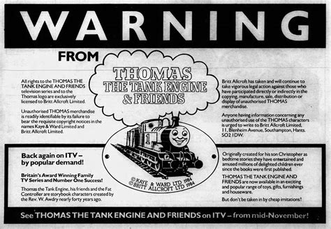 Thomas The Tank Engine Newspaper Archive On Twitter Following It S