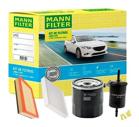 Kit Filtros Ar Cabine Combustivel Oleo Mann Filter Sp10604 Frete grátis