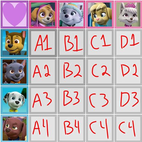 Paw Patrol Breeding Grid (OPEN) by Rebeccaandace on DeviantArt