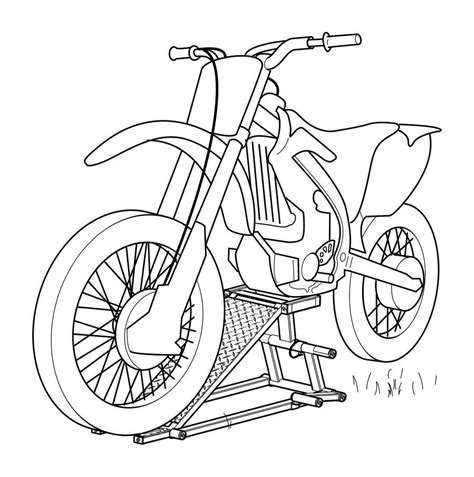 Coloriage Motocross Coloriages Enfant 53 OFF