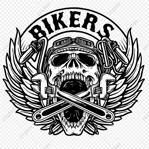 Skull Biker Vector At Collection Of Skull Biker