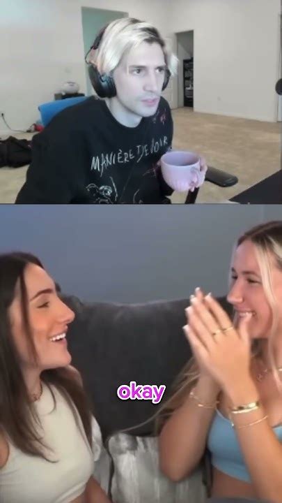 Xqc Reacting To Nadia Kissing A Girl Trending Trendingshorts Viral