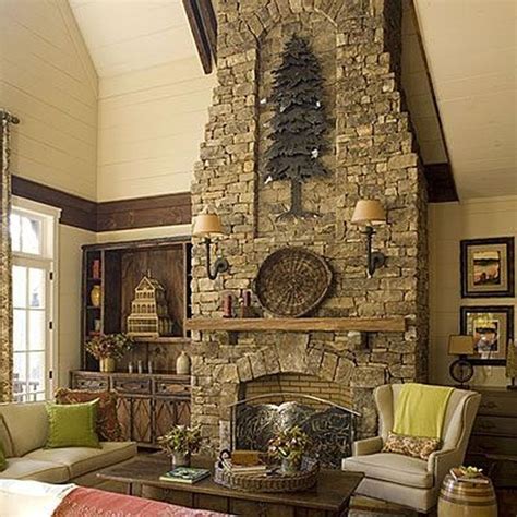 Stunning Rustic Fireplace Design Ideas Match With Farmhouse Style