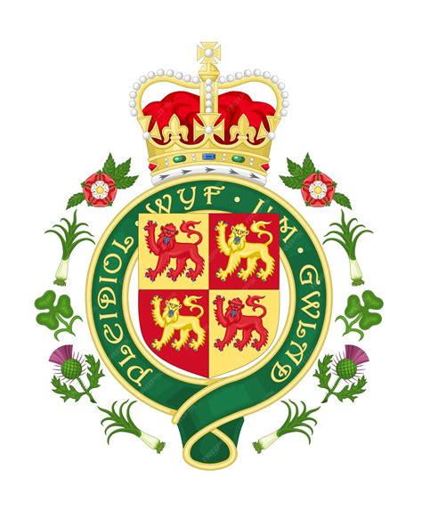 Premium Vector | Royal badge of wales