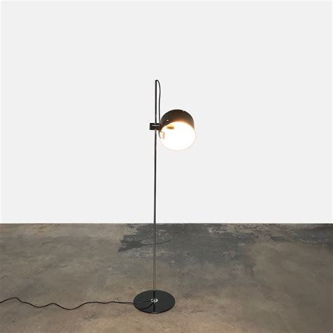 Oluce Black Glass Coupe Floor Lamp By Joe Colombo Modern Resale