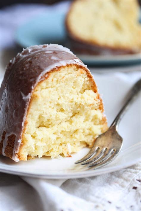 Moist Coconut Pound Cake