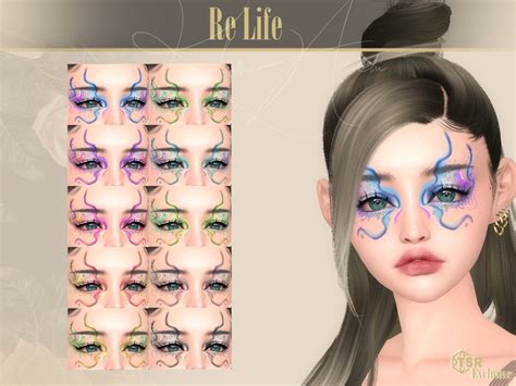 Kikuruacchi S Re Life Eyeshadow In 2024 Sims 4 Cc Makeup Makeup Cc