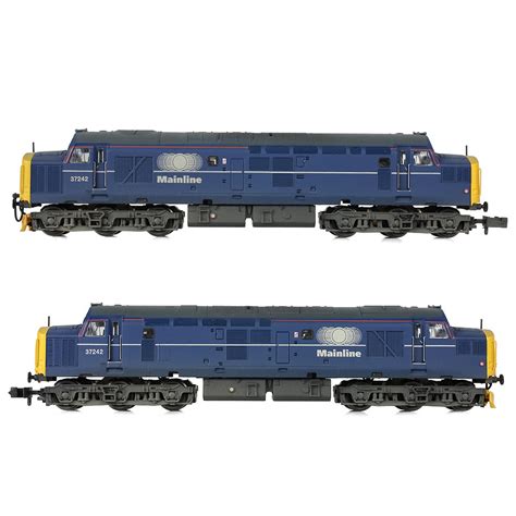 Graham Farish 371 472 Class 37 0 Centre Headcode 37242 Mainline Freight Weathered Finish N Gauge