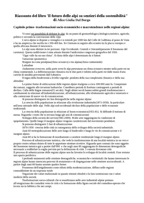 Il futuro delle Alpi sui sentieri della sostenibilità. Idee, progetti