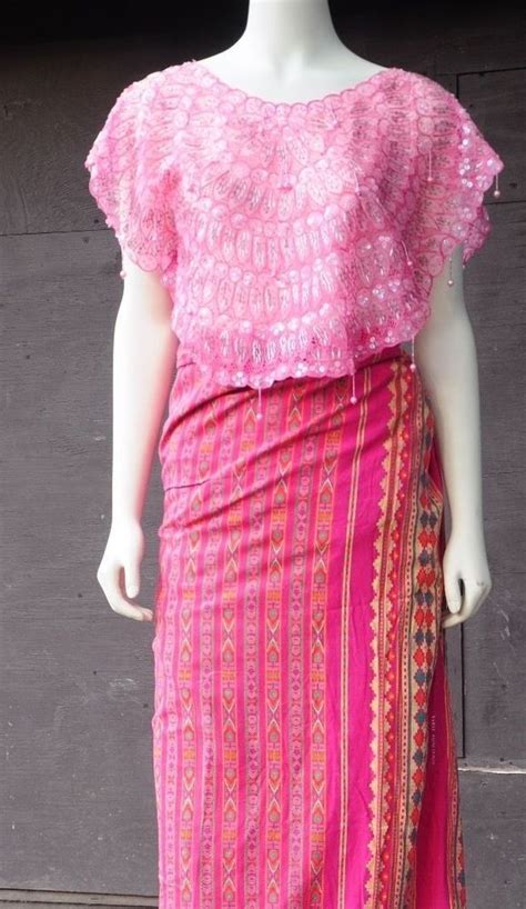 Filipiniana Filipino Pink Kimona Beaded Scalloped Super Nice Modern Filipiniana Dress