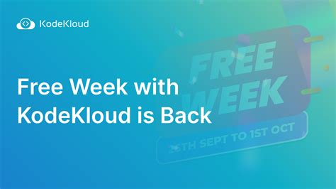 Kodekloud S Free Week Cultivate Your Devops Mastery