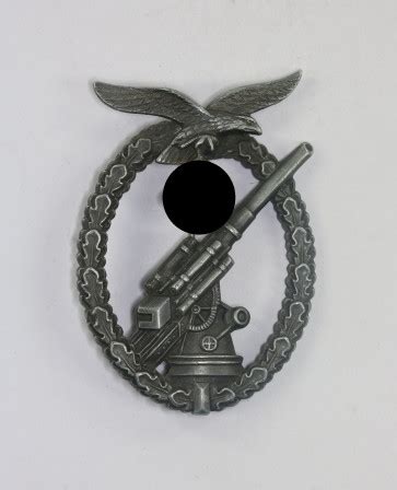 Flak Kampfabzeichen Der Luftwaffe Ball Hinge Kugel Bock Buntmetall