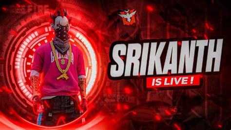 Free Fire Telugu Live Mr Srikanth Ff Is Live Telugu Gaming Live