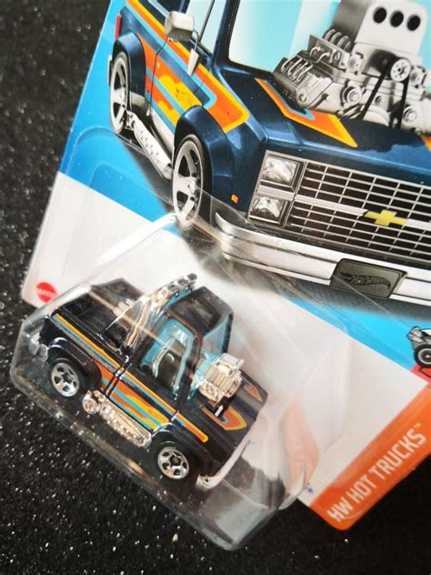 Hot Wheels Toon D Chevy Silverado Tooned Dark Blue Hobbies Toys Toys Games On