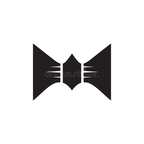 bowtie logo design icon template stock vector illustration  dress