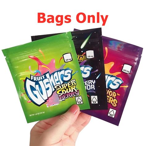 Fruit Gushers Exotic Mylar Bag Infused Smell Proof Dustproof Etsy