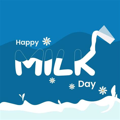 happy milk day 23261972 Vector Art at Vecteezy