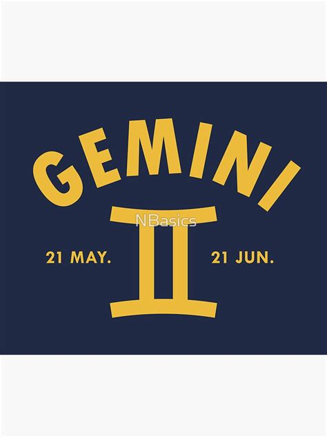 Gemini Astrological Zodiac Sign Sticker For Sale By Nbasics Redbubble