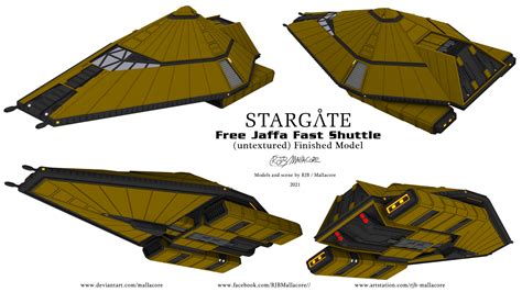 Artstation Stargate Freed Jaffa High Speed Shuttle