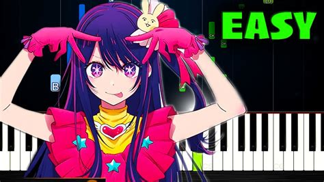 Yoasobi Idol Oshi No Ko Op Easy Piano Tutorial Acordes Chordify