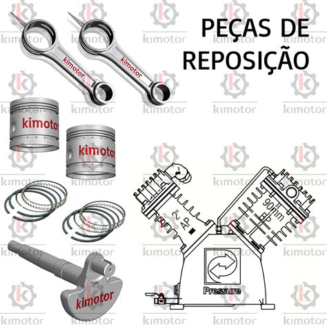 Compressor Pressure Super Ar 20 5HP Kimotor Eletromecânica