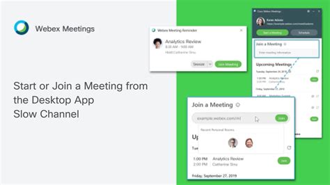 Video Conferencing Use The Cisco Webex Meetings Desktop App