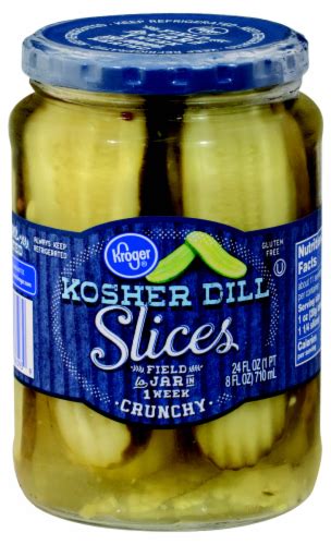 Kroger Kosher Sandwich Slice Dill Pickle Fl Oz Ralphs