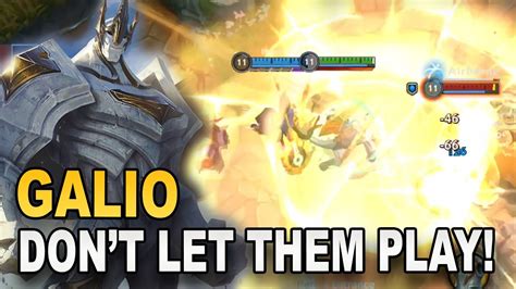 TANK BUILD IS BETTER THAN AP BUILD Galio Mid Lane Gameplay YouTube