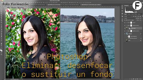 Photoshop Eliminar desenfocar o sustituir un fondo Foto Formación