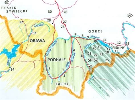 Podhale Mapa Mapa