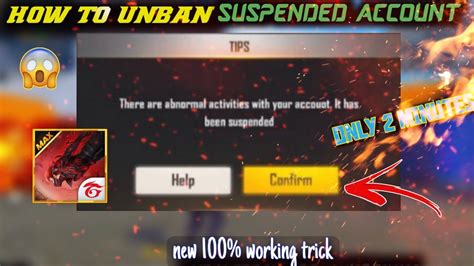 How To Unban Free Fire Id How To Unsuspend Free Fire Account Free