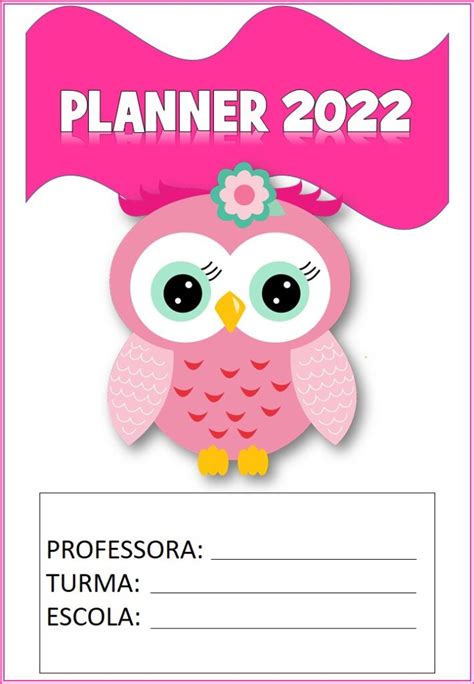 Planner Da Corujinha Completo Em Pdf Para Baixar